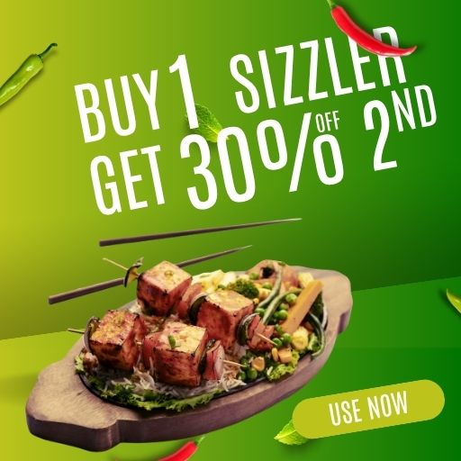 Buy 1 Any Sizzler & Get 30% off on 2nd